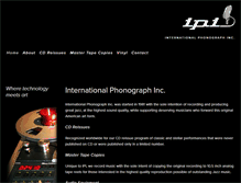 Tablet Screenshot of internationalphonographinc.com